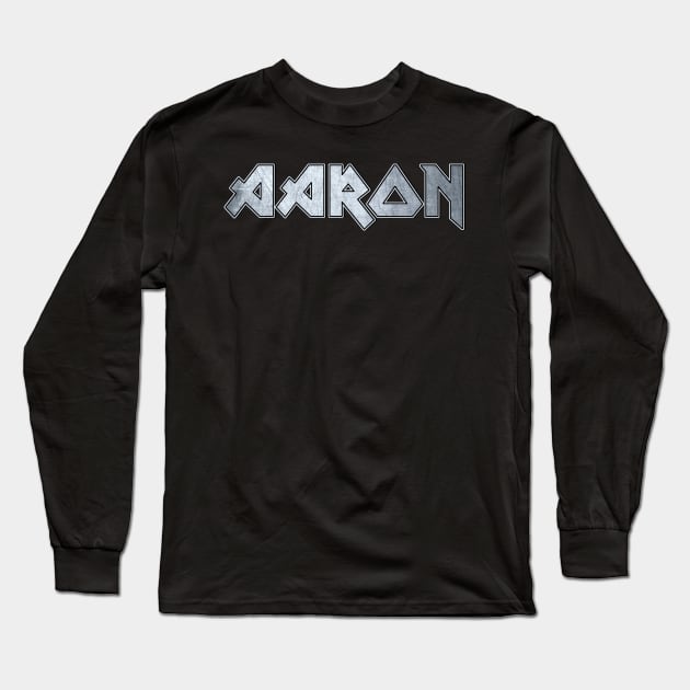 Heavy metal Aaron Long Sleeve T-Shirt by Erena Samohai